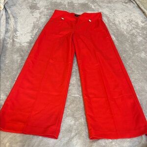 NWT Ann Taylor button trim sailor wide leg pants